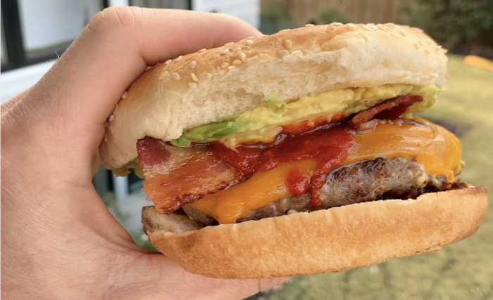 Breakfast Turkey Burger