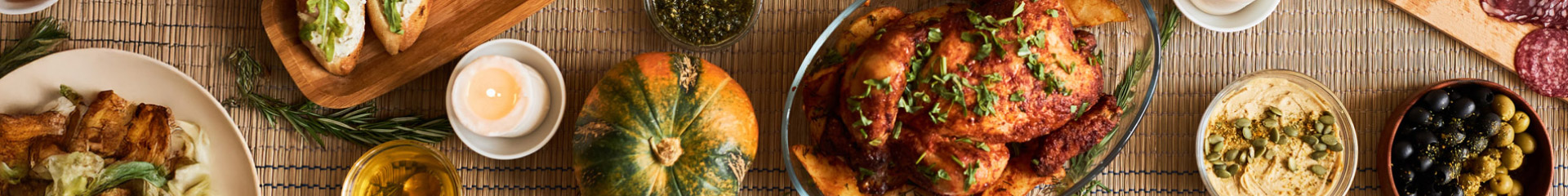 turkey dinner spread