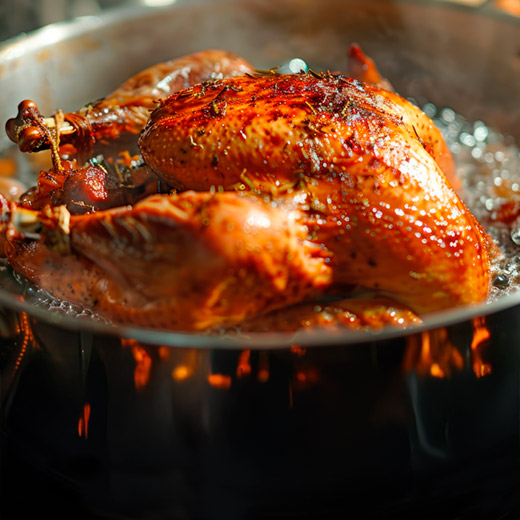 deep frying a whole turkey