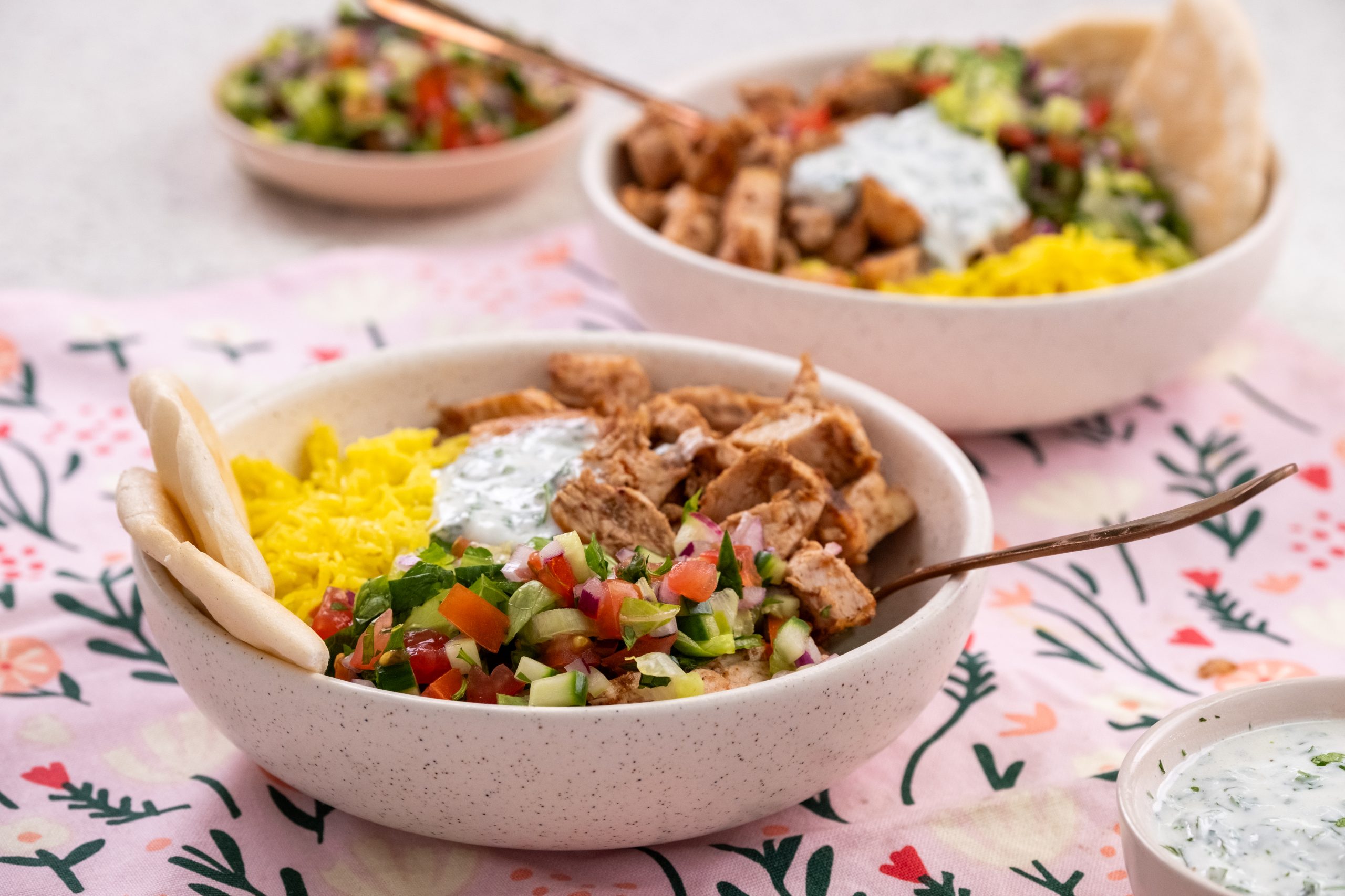Tandoori Turkey Rice Bowls