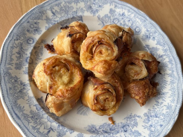 Turkey and Cheese Baked Pinwheels