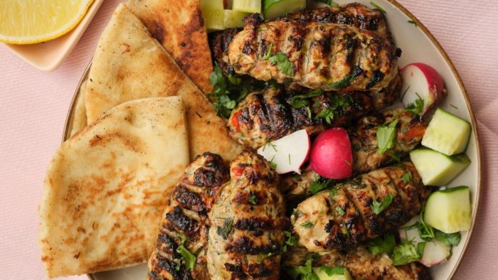 Adana Inspired Turkey Breast Kababs