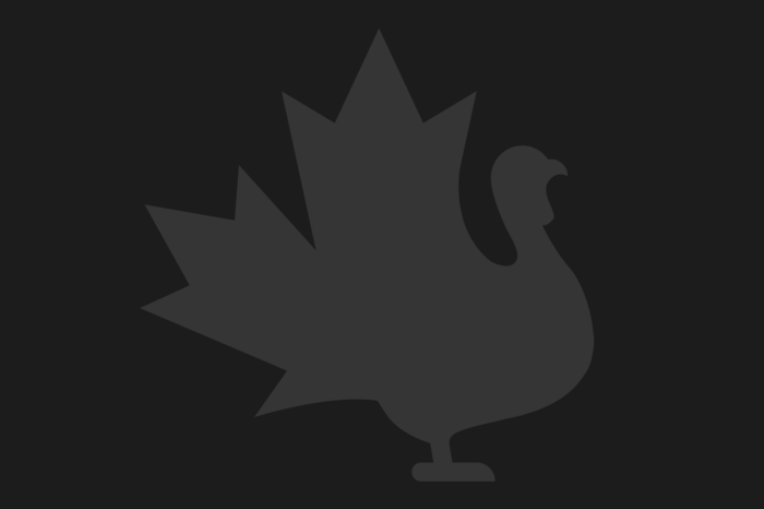 maple leaf morphed into turkey icon