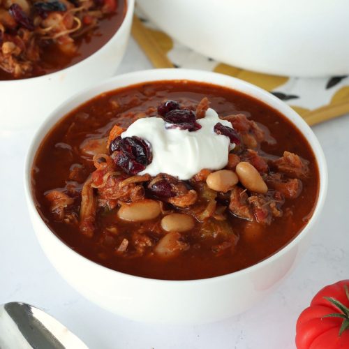 Cranberry Turkey Chili