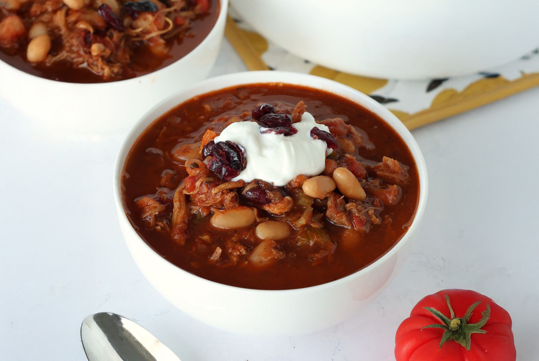 Cranberry Turkey Chili