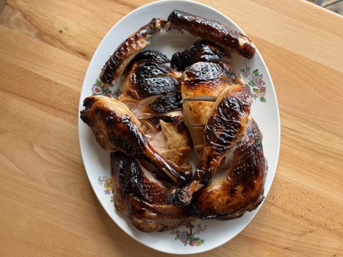 Soy-Marinated Spatchcock Turkey
