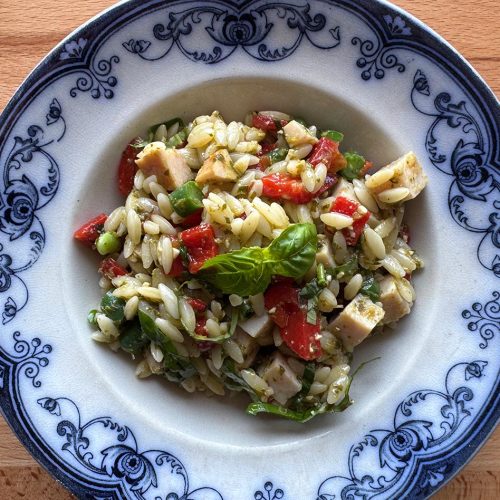 Turkey Pesto Orzo