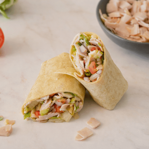 italian turkey wrap