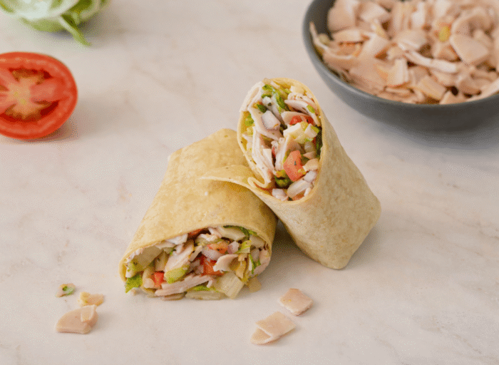 Chopped Italian Turkey Wrap