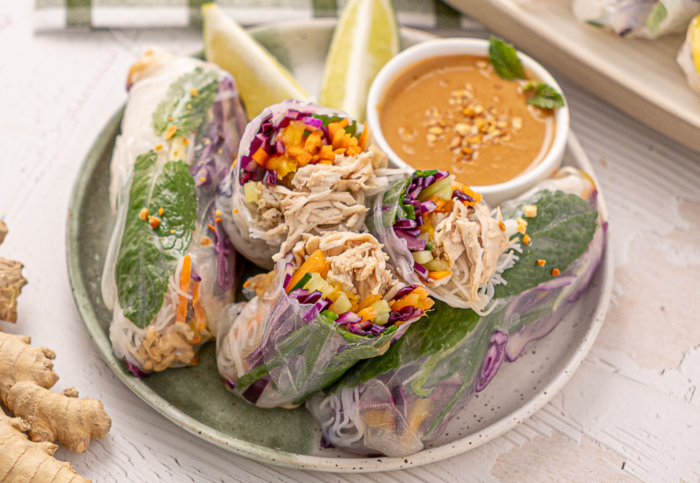 Leftover Turkey Summer Wraps