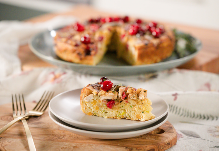 Turkey Cranberry Upside Down Cake